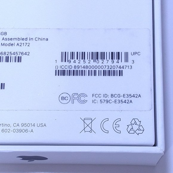 APPLE iPHONE 12 BOX ONLY 64GB Original Packaging OEM Steve Jobs LOGO STICKER - Picture 11 of 16